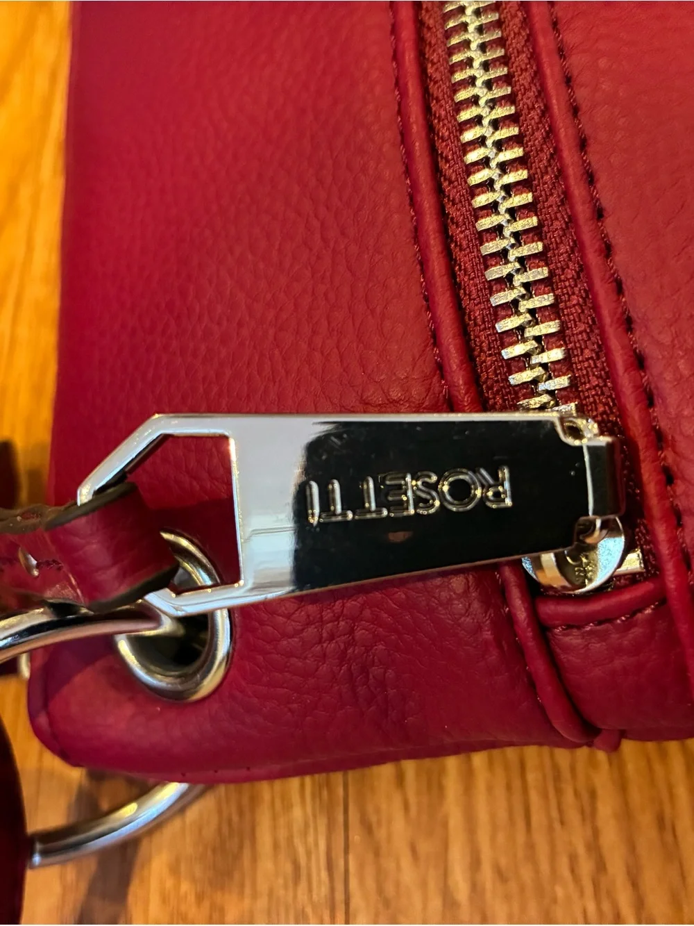 New Rosetti Burgundy Floral Crossbody Bag
